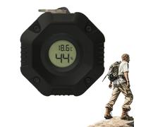 Thermomètre et Hygromètre | Mesureur de Température,Hygromètre Précis avec Porte-Clés pour Maison Jardin Camping Frigo Randonnée Sac à Dos Caravane Terrarium