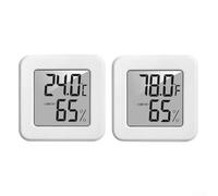 Thermomètre et hygromètre numérique d'intérieur avec lectures LCD précises et indicateur de confort, adapté à plusieurs environnements intérieurs (A)