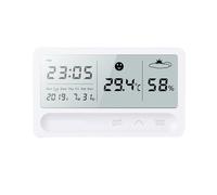 Thermomètre et hygromètre numérique LCD pour intérieur et extérieur - Rechargeable par USB, lectures précises