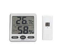 Thermomètre et hygromètre numérique sans fil, moniteur de température et d'humidité, Simple à utiliser, intérieur et extérieur, chambre de bébé (TS-WS-07-X1)