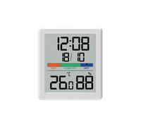 Thermomètre et hygromètre "Paros", numérique, pour l'intérieur, blanc