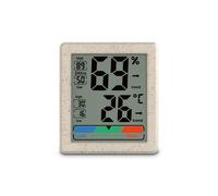 Thermomètre et hygromètre "Ponza", numérique, pour l'intérieur, blanc
