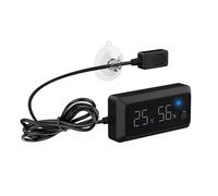 Thermomètre et Hygromètre pour Reptiles,Mini Thermomètres LCD,Jauge de Température et D'humidité pour Incubateur de Reptiles,Aquarium,Volaille,Bureau,Salon