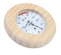 Thermomètre et hygromètre pour sauna, boîtier en bois mécanique, jauge murale pour l'humidité et la température (B)