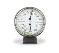 Hama Thermomètre et hygromètre Tahiti Ø 11 cm Argent