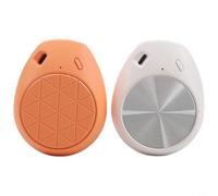 Thermomètre et hygromètre Wi-Fi intelligent avec application de surveillance à distance pour maison, serre, bureau, capteur précis de température et d'humidité Violet (blanc + orange)