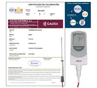 Thermomètre étalonné EBRO TFX 410 avec certificat d'étalonnage accrédité (accepté par le COFRAC)