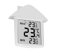 Thermomètre extérieur et intérieur avec ventouse et affichage LCD numérique