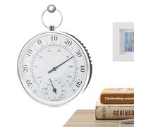 Thermomètre extérieur - Thermomètre intérieur extérieur de 3,84 pouces, grands chiffres faciles à lire | Jauge d'humidité de thermomètre de température sans batterie, Durable haute résistance pour Pat