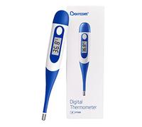 Thermomètre Flexible pour Adultes et Enfants, Berrcom Thermomètre Buccal et Pour Avant-Bras Thermomètre Médical étanche avec Alarme de Fièvre