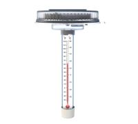 Thermomètre flottant piscine facile à lire Moniteur d'eau solaire | Jauge de température pour piscine flottante avec lumières LED colorées pour extérieur et intérieur, spa et hydromassage