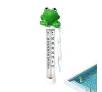 Thermomètre Flottant Piscine, Thermomètres Pour Étang En Forme De Grenouille À Grand Écran Avec Cordon, Thermomètre De Température De L'eau, Thermomètres De Piscine Portables Et Précis