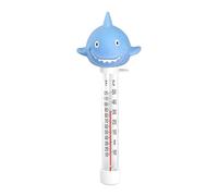 Thermomètre flottant pour piscine | Appareil testeur de température avec requin de dessins animés - Jauge de température d'eau pour | Spa Hydromassage Bain Bassin Fontaine Aquarium