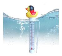 Thermomètre Flottant pour Piscine,Jauge de Température Canard pour Spa | Appareil de Mesure Facile à Lire avec Corde pour Baignoire Spa Réservoir d'Eau Bain Froid