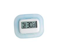 TFA Dostmann Thermomètre numérique pour réfrigérateur/congélateur, 30.1042, affichage des valeurs maximales et minimales, thermomètre conforme à la norme EN13485, blanc/bleu