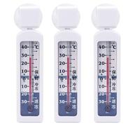 Thermomètre Frigo Professionnel - 3 Pack Avec Ventouse, -30° à 40° Pour Réfrigérateur, Congélateur - 9x2x1cm, Mesure Précise