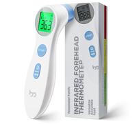 Thermomètre Frontal Bébé, Lecture Rapide et Précise, Thermometre Numérique Sans Contact pour la Fièvre, Affichage d'Alerte à Code Couleur, Thermomètres Médicaux Infrarouges Enfants et Adultes
