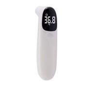 Thermomètre Frontal et Auriculaire, Thermomètre Numérique Sans Contact Thermomètre Infrarouge avec Affichage à LCD, Blanc