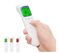 Thermomètre frontal infrarouge 2022 pour un usage domestique,Approuvé par le Royaume-Uni NH CE,Alerte de fièvre,Thermomètre intelligent sans contact pour adulte bébé enfant avec grand écran LCD