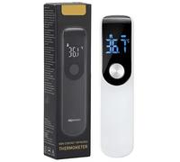Thermomètre Frontal Infrarouge Sans Contact, Affichage LED Digital, Mesure de Température Corporelle, Blanc