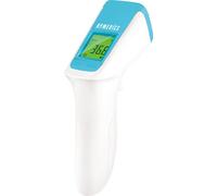 Thermomètre frontal infrarouge sans contact HoMedics avec lecture instantanée, alarme de fièvre, affichage numérique LCD (vert/jaune/rouge) - Technologie de balayage temporel