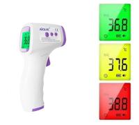 thermomètre frontal, Mesure Frontale, Lecture Code Couleur, LCD, Alerte Fièvre, Fonction Mémoire