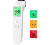 Thermomètre frontal sans contact pour adultes, thermomètres numériques infrarouges pour enfants, thermomètre bébé sans contact