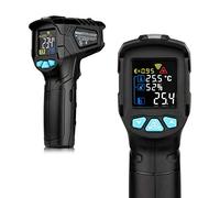 Thermomètre,Funien -50~380 ℃ thermomètre infrarouge numérique industriel portable infrarouge LCD température mètre jauge sans contact IR pyromètre hygromètre testeur de température industriel