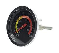 Thermomètre grillé, gril thermomètre fourbqu bbq en acier inoxydable de température de température sonde de fosse de barbecue, jauge de température du barbecue