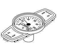 Thermomètre Heimeier pour robinet à tournant sphérique Globo rouge pour mise ...
