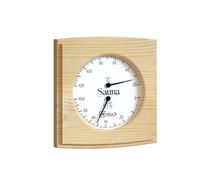 Thermomètre Holl's en pin pour sauna