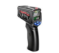 Thermomètre HUIOP TH06 Thermomètre infrarouge -20 ℃ ~ 750 ℃ / -4 ℉ ~ 1382 ℉ VA Thermomètre à écran inverse 0,1 ~ 1,00 Instrument de capteur industriel réglable