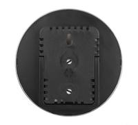 Thermomètre hygromètre analogique pour moniteur de climat intérieur avec mesure de la température et de l'humidité, design ABS blanc, diamètre 13 cm, plage de -30 à 50 °C et 20 à 90 % RH