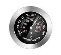 Thermomètre/hygromètre analogique pour voiture, camion, réfrigérateur, détecteur mécanique de température et d'humidité en métal