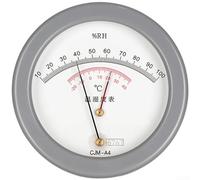 Thermomètre Hygromètre Cheveux Précis pour Laboratoire et Industriel Utilisation Double Affichage Température et Humidité Jauge de Température et Humidité Technologie de Détection Physique Beige