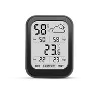 Thermomètre hygromètre - Compteur d'humidité interne | Thermomètre et indicateur d'humidité avec moniteur de température | Thermomètre électronique | Mètre d'humidité de la température | Thermomètre