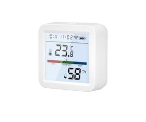 Thermomètre Hygromètre Connecté KYF - Wi-Fi 2.4 GHz - Température & Humidité - Alertes Smartphone - Compatible Alexa & Google