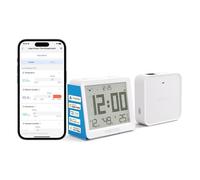 Thermomètre hygromètre connecté WiFi (hub) - MEROSS - MSH450 - Matter/HomeKit/Alexa/Google - Écran LCD - 3 ans d'autonomie