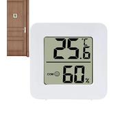 Thermomètre hygromètre d'intérieur avec enregistrement et indicateur de température ambiante pour le contrôle du climat ambiant, moniteur hygromètre numérique - Mini thermomètre intérieur précis et