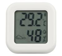 Thermomètre hygromètre d'intérieur numérique avec écran LCD moniteur de température et d'humidité pour la maison, le bureau, la chambre de bébé, la cuisine, la serre