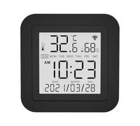 Thermomètre Hygromètre Intelligent pour alexa Compatible Thermomètre(black IR function)