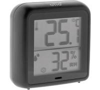 Thermomètre hygromètre intérieur + capteur - noir - Otio