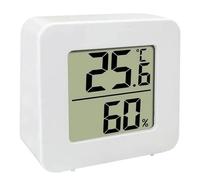 Thermomètre Hygromètre Intérieur Digital à Haute Précision, Petit Moniteur de Température et Humidimètre, Thermomètre Ambiant, Thermo Hygromètre pour Bureau Maison Chambre Bébé Serre Sous-sol