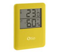 Thermomètre/Hygromètre intérieur magnétique - Jaune - Otio