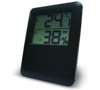 Otio Thermomètre-hygromètre magnétique LCD – Noir