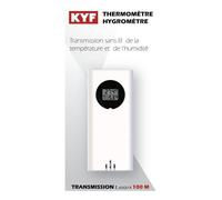 KYF Thermomètre/hygromètre intérieur/extérieur (compatible KYF-WEATHER-002)