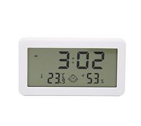 Thermomètre hygromètre LCD Moniteur de température numérique de haute précision avec affichage clair Indicateur de confort intérieur pour le bureau à domicile