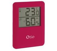 Thermomètre hygromètre magnétique rose - écran LCD - Otio