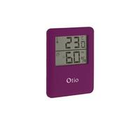 Thermomètre hygromètre magnétique violet - écran LCD - Otio