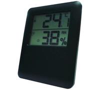 Thermomètre hygromètre magnétique - noir